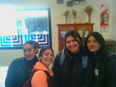 lu, lu, charo y flor Visita d?..